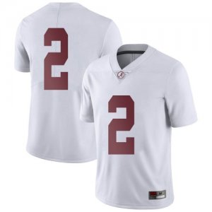 Men's Alabama Crimson Tide #2 Keilan Robinson White Limited NCAA College Football Jersey 2403HVJW5